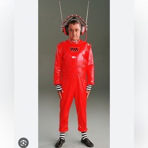 Men’s Oopma Loompa Costume, Wig & Hose. Charlie And the Chocolate Factory. SZ XL